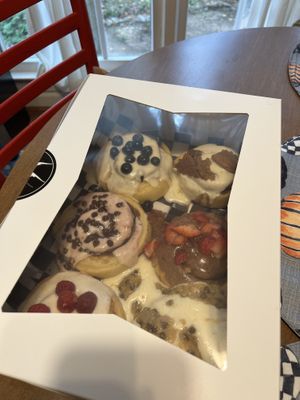 Baker’s Box for my Team at Work  at Cinnaholic in Raleigh