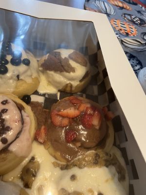 Random Rolls from the Baker’s Box  at Cinnaholic in Raleigh