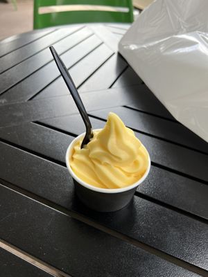 Pineapple Dole Soft-Serve   at Cinnaholic in Raleigh