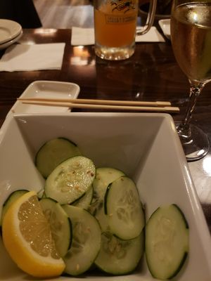 Cucumber salad at Joss Cafe & Sushi Bar Annapolis in Annapolis