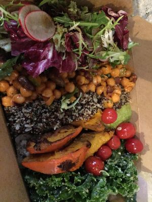 Big composed salad 100 hk dollars at MANA! - Soho in Hong Kong Island