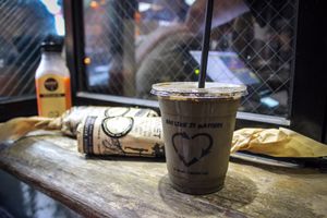 carob smoothie at MANA! - Soho in Hong Kong Island