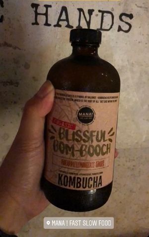 Enjoy the kombucha! at MANA! - Soho in Hong Kong Island