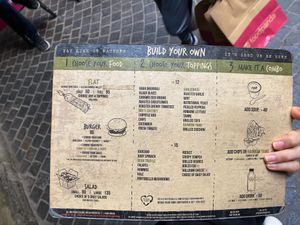 "Build our own”option  at MANA! - Soho in Hong Kong Island