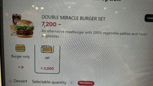Price of vegan burger ~ 4.4 euro  at Lotteria in Gyeongju