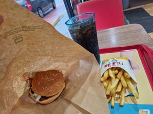 menue at Lotteria in Gyeongju