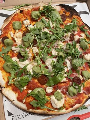 Choriheura #Veganuary at Pizza Market in Barcelona