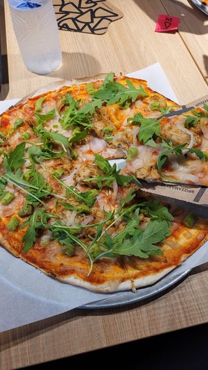 Pizza Heura at Pizza Market in Barcelona