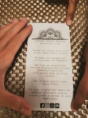 ❤️ at Street Three Restaurant & Bar Kratie in Krong Kracheh