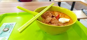 Laksa，$4 at Ann Healthy Vegetarian 安健康素食 in West Singapore
