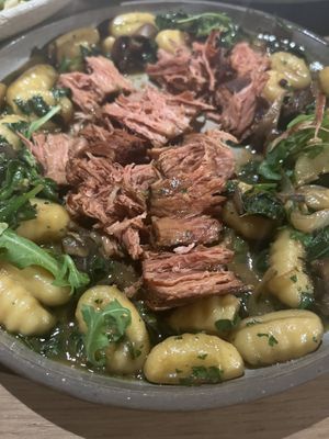 Closeup of juicy marbles steak.   at Bistro Marco in Zgornja Kungota