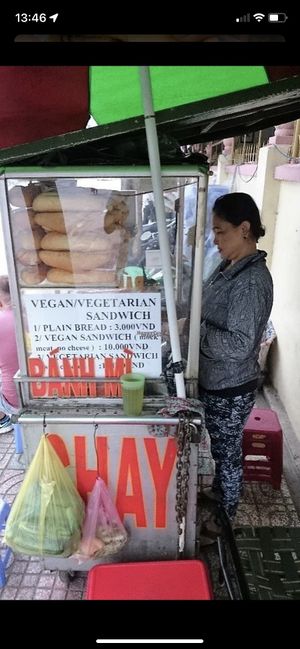 Food cart  at Chay Banh Mi - Food Cart in Nha Trang