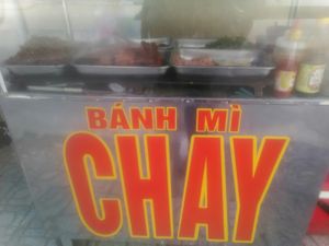 Chay.....the best word to learn in Vietnamese at Chay Banh Mi - Food Cart in Nha Trang