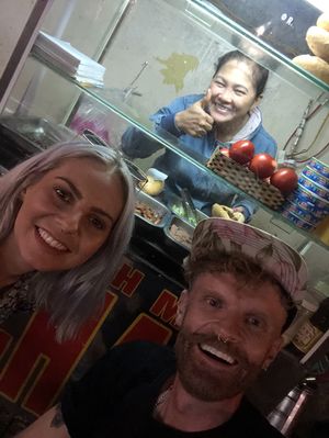 This was our first visit, we ordered one each and enjoyed it that much we ordered again :) at Chay Banh Mi - Food Cart in Nha Trang