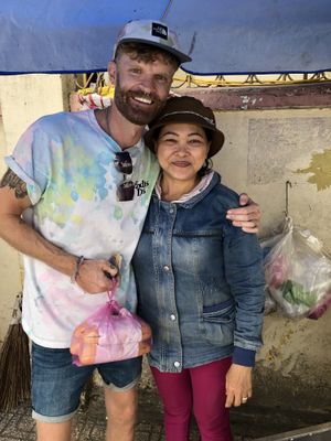 Probably one of the nicest people I have met. Honest, genuine and cares about our planet.  at Chay Banh Mi - Food Cart in Nha Trang