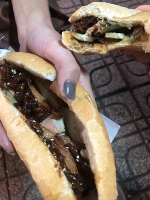 Very tasty, a great little snack on the go.  at Chay Banh Mi - Food Cart in Nha Trang