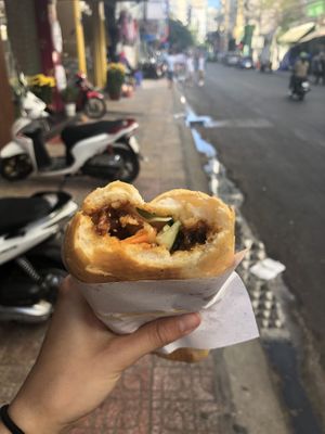 Vegan Banh Mi at Chay Banh Mi - Food Cart in Nha Trang