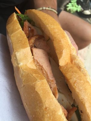 Filling at Chay Banh Mi - Food Cart in Nha Trang