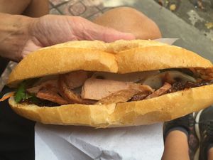 Filling at Chay Banh Mi - Food Cart in Nha Trang