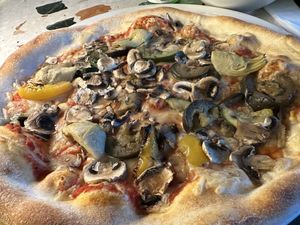 vegan pizza  at ITALIAN'S in Braunschweig