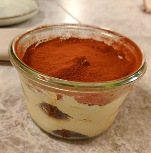 Tiramisu at Bistro Verde in Copenhagen