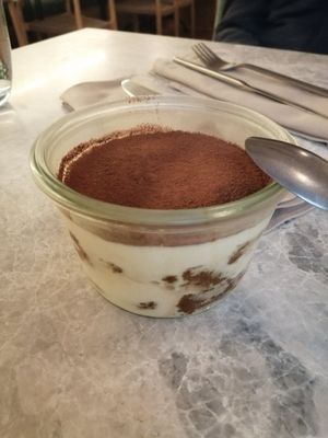 Tiramisu at Bistro Verde in Copenhagen