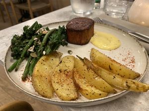 Vegan steak!!   at Bistro Verde in Copenhagen