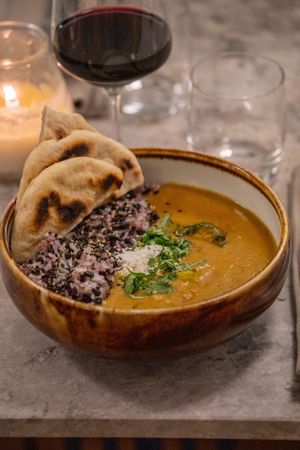 Spicy Makhani Curry at Bistro Verde in Copenhagen