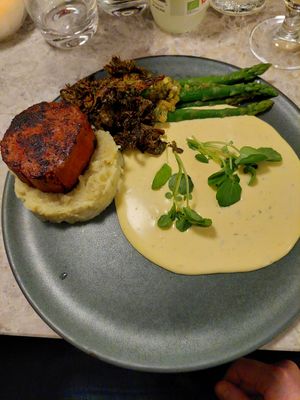 Marbles steak at Bistro Verde in Copenhagen