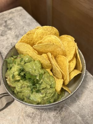 So yumm! Definitely recommend the guac!  at Bistro Verde in Copenhagen