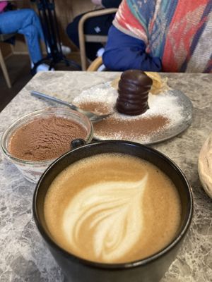 Tiramisu texture was a bit strange, but the taste was great. Best coffee I have had in a while    at Bistro Verde in Copenhagen