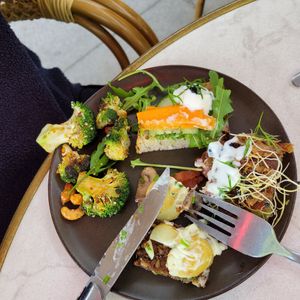 We shared a selection of dishes at Bistro Verde in Copenhagen