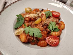 Gnocchi at Bistro Verde in Copenhagen