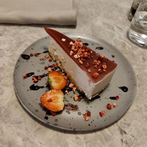STRAWBERRY CHEESECAKE at Bistro Verde in Copenhagen