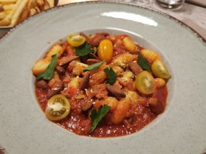 Gnocchi at Bistro Verde in Copenhagen