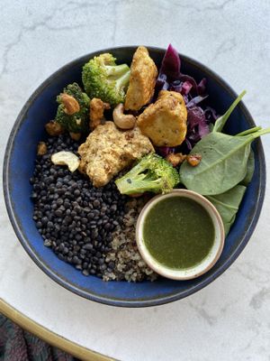 Protein bowl. Delish!  at Bistro Verde in Copenhagen