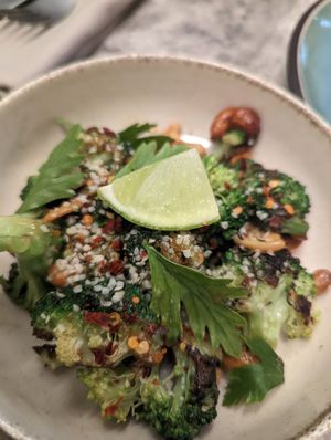Broccoli at Bistro Verde in Copenhagen