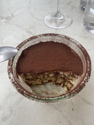 Vegan Tiramisu  at Bistro Verde in Copenhagen