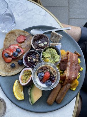 Brunch plate  at Bistro Verde in Copenhagen