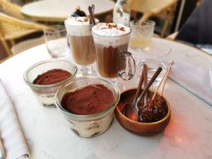 Tiramisu and Irish coffee at Bistro Verde in Copenhagen