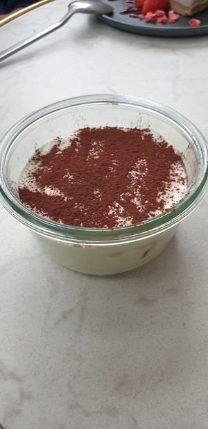 Tiramisu at Bistro Verde in Copenhagen