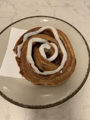 Cinnamon roll   at Bistro Verde in Copenhagen
