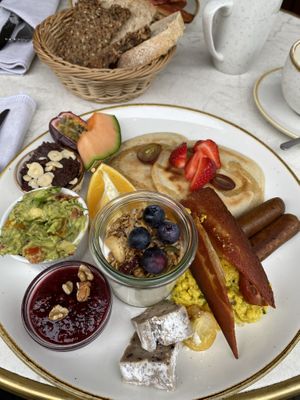 Brunch plate 💚  at Bistro Verde in Copenhagen