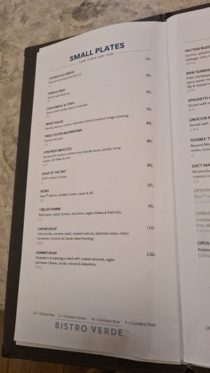  at Bistro Verde in Copenhagen