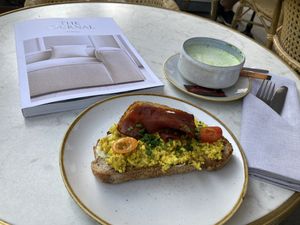 Tofu scramble   at Bistro Verde in Copenhagen
