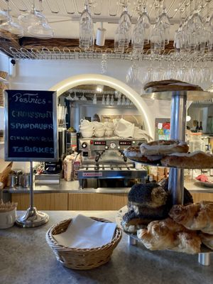 Pastries at the Counter   at Bistro Verde in Copenhagen
