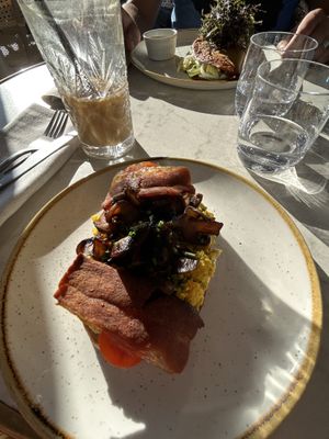 Tofu scramble   at Bistro Verde in Copenhagen