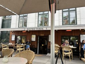 Outsidee  at Bistro Verde in Copenhagen