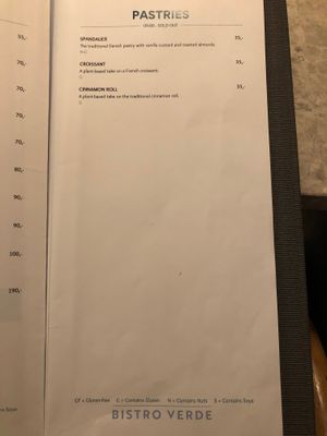 PASTRIES at Bistro Verde in Copenhagen