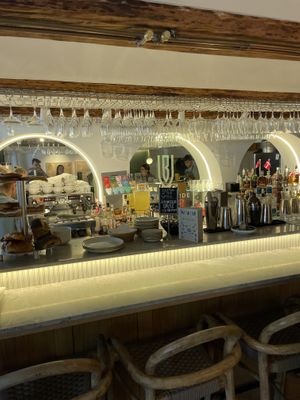 Bar inside  at Bistro Verde in Copenhagen